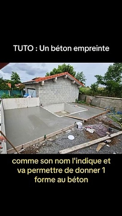 Tuto : le béton empreinte