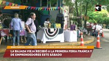 La bajada vieja recibió a la primera feria franca y de emprendedores este sábado