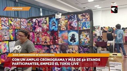 Con un amplio cronograma y más de 50 stands participantes, empezó el tokio live