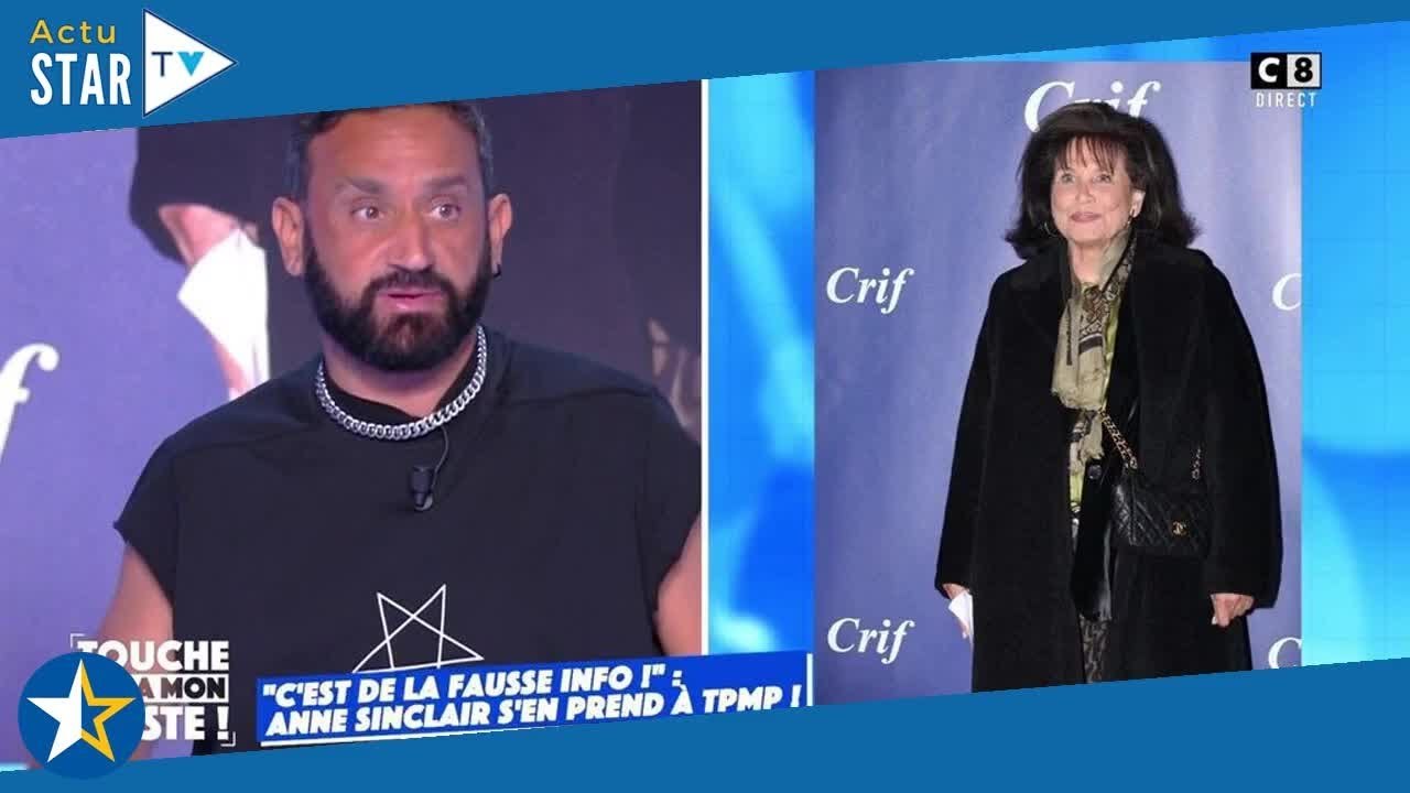 Cyril Hanouna : Anne Sinclair le critique, il lui répond du tac au tac dans TPMP et ça fait très mal