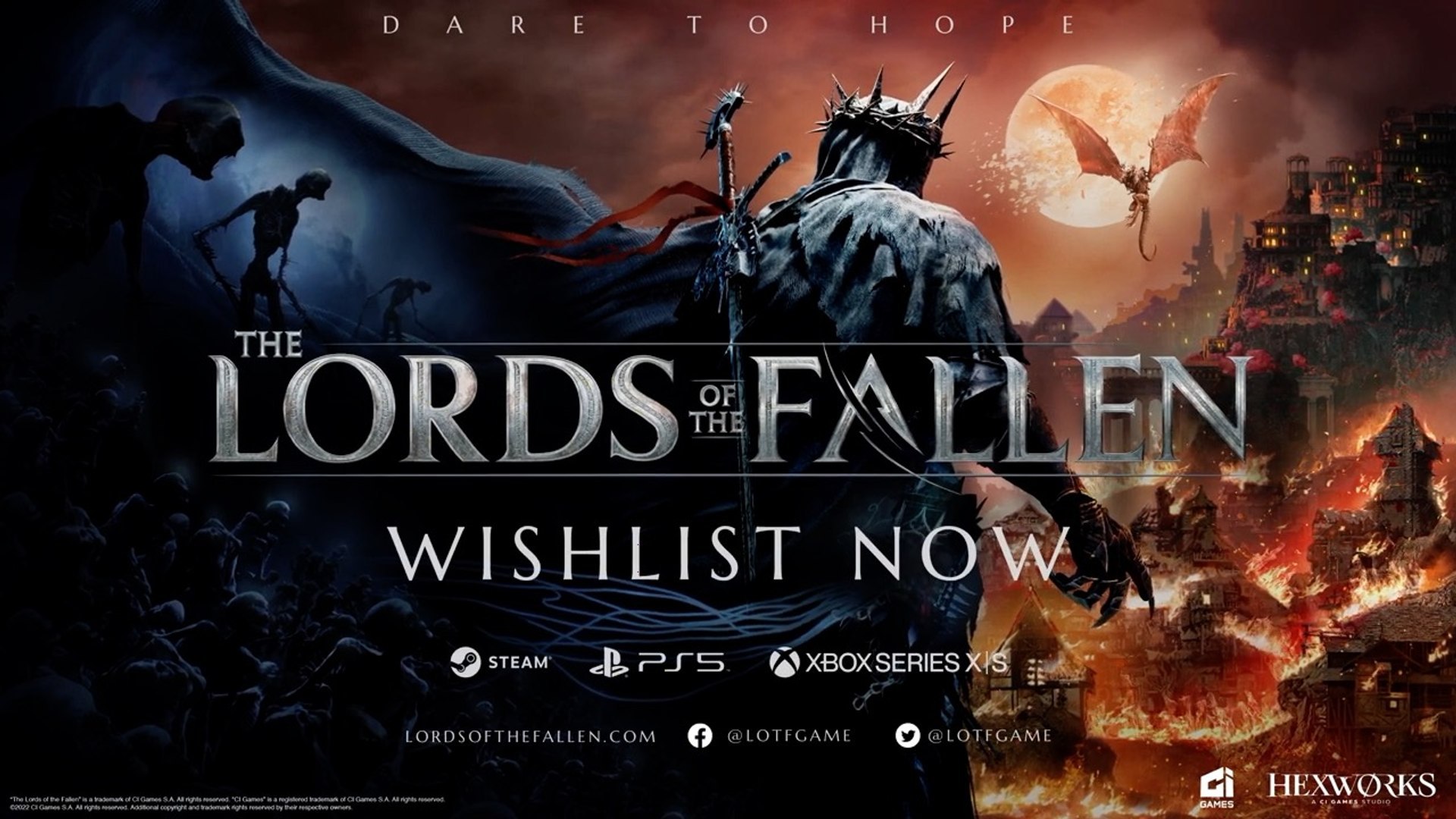 LORDS OF THE FALLEN - 'Dual Worlds' Gameplay Showcase