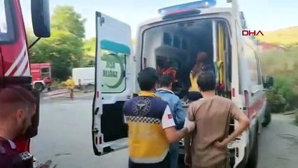 Incendie d'usine à İkitelli： 8 employés secourus