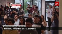 Ricardo Monreal asegura no sentirse en desventaja frente a las otras 'corcholatas'