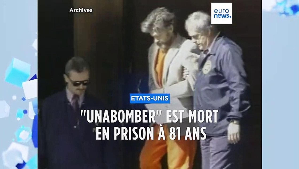 Mort en prison d'"Unabomber", dont les attentats ont traumatisé les Etats-Unis