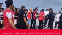 تأمين مباراة النجم الرياضي الساحلي و الترحي الرياضي التونسي بالملعب الاولمبي بسوسة.