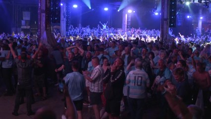 city fans react after Rodri opens scoring against Inter in UCL final