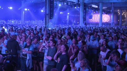 City fans celebrate Champions League trophy lift as the complete historic treble