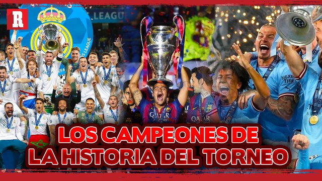 ESTOS son los MÁXIMOS CAMPEONES de la CHAMPIONS LEAGUE