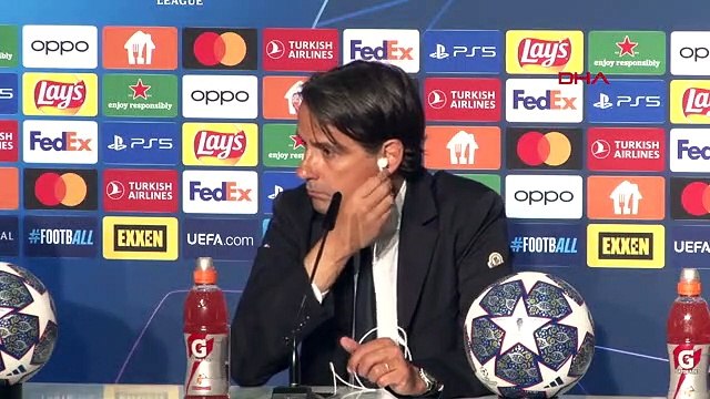 Inter Teknik Direktörü Simone Inzaghi: Kaybetmeyi hak etmedik