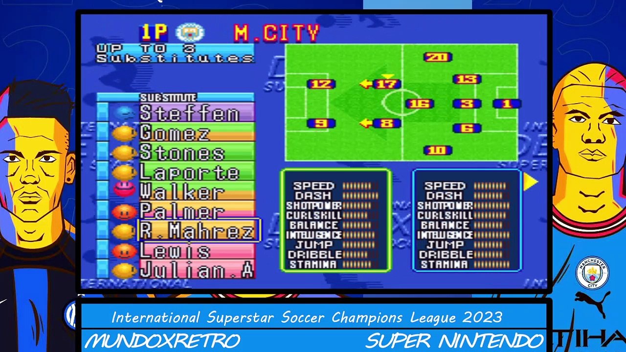 International Superstar Soccer Deluxe Champions League 2023 Super Nintendo Android Pc