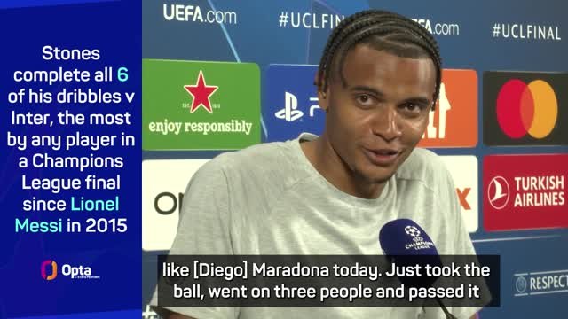 Free-flowing Stones 'like Maradona' for City - Akanji