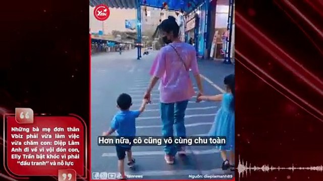 Những bà mẹ đơn thân Vbiz phải vừa làm việc vừa chăm con