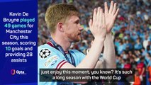 Reflective De Bruyne struggles to take in City's Champions League glory