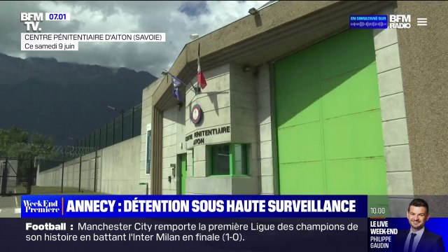 Attaque au couteau à Annecy: le suspect placé sous haute surveillance au centre pénitentiaire d'Aiton