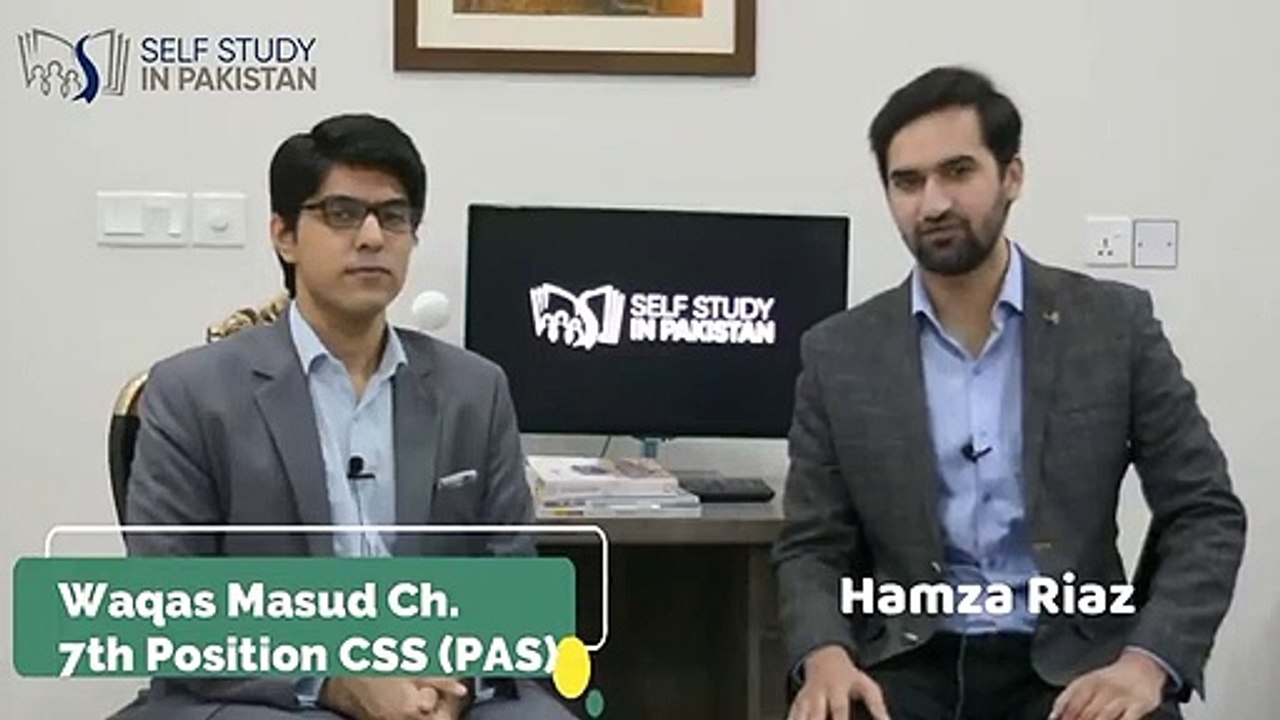 CSS Preparation Without Academy _ Waqas Masud _ CSS Written Topper ...