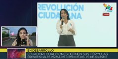 Ecuador: Coaliciones definieron ocho binomios presidenciales para elecciones de agosto