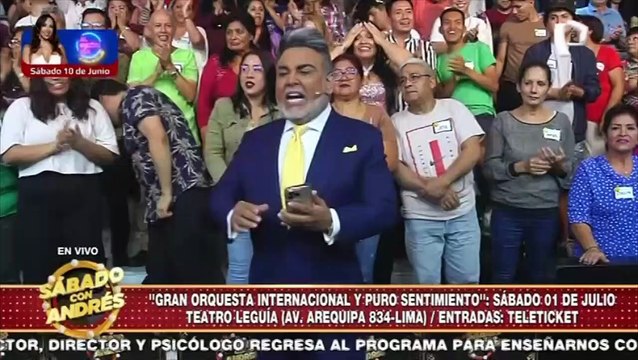 Productor de Andrés Hurtado reaparece en programa 'Sábado con Andrés'.
