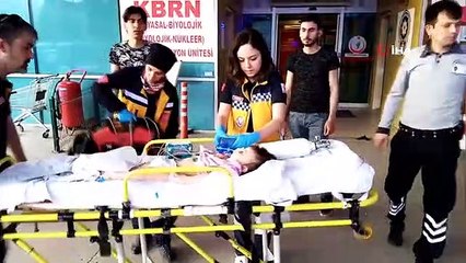 Soluk borusuna fıstık kaçan bebek yaşam savaşı veriyor