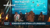 Sandiaga Uno Dialog dengan Ratusan Pelaku Ekonomi Kreatif di Tegal