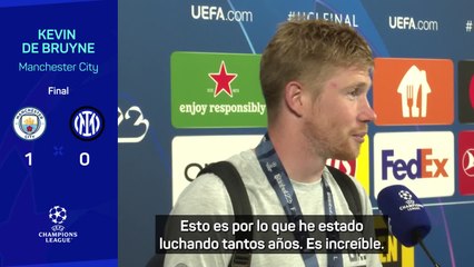 De Bruyne: "Estoy feliz, acepto la lesión"
