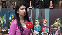 Les élèves du lycée des beaux-arts d'Erzurum Raci Alkır ont adapté La Cène de Léonard de Vinci pour Erzurum