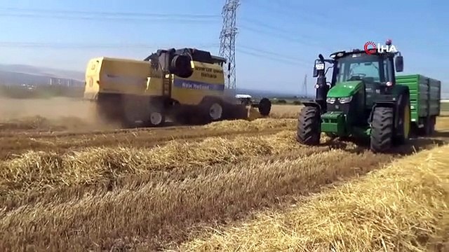 La récolte d'orge a commencé à Çanakkale, 20 % de rendement supplémentaire est attendu