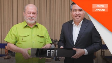FF1 Nombor Plat Kenderaan FF1 Milik Sultan Johor