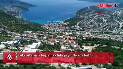 Lüks villalarda bayram doluluğu yüzde 70'i buldu