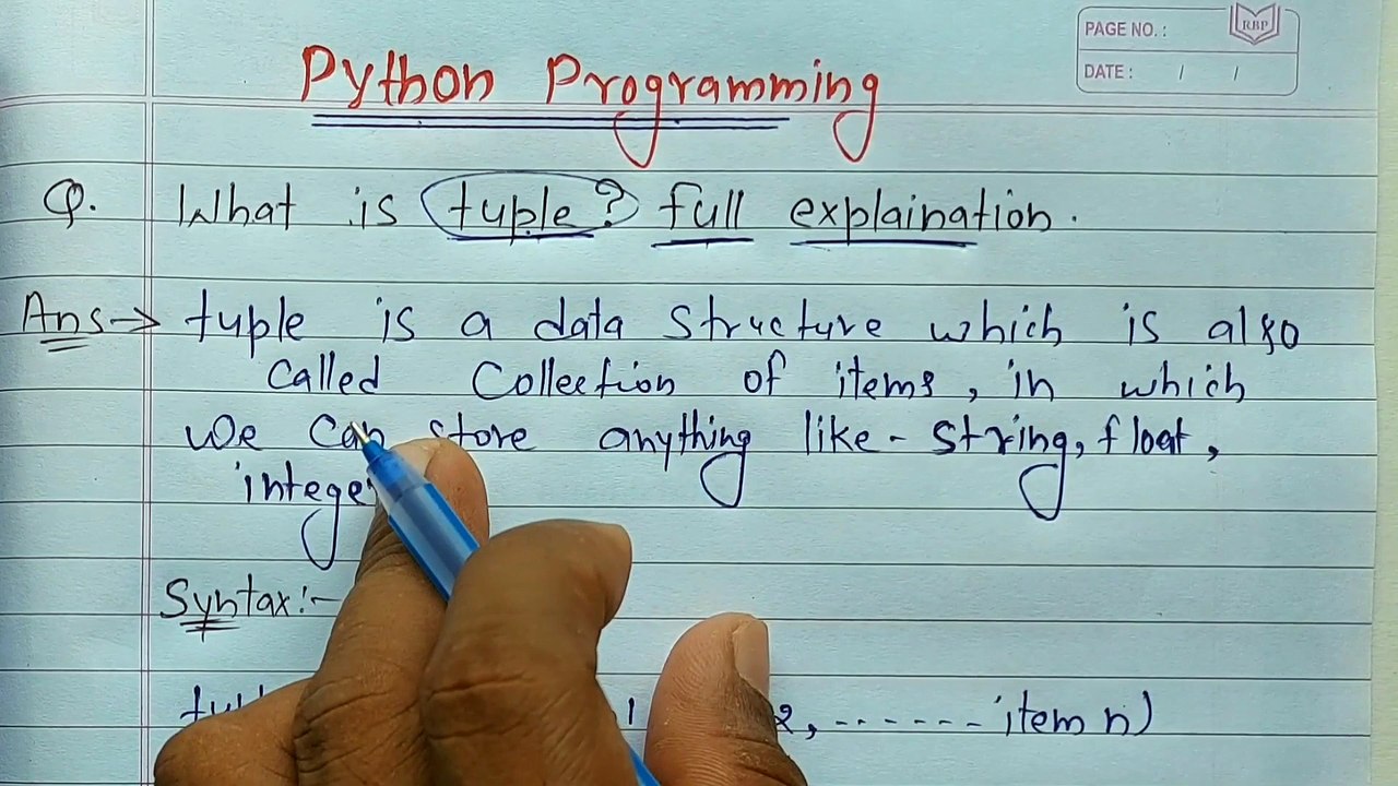 "Python Programming: |Understanding Tuples - A Comprehensive Explanation"