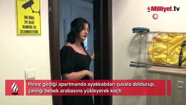 Alışveriş yapar gibi ayakkabı çalan hırsızın rahat tavırları pes dedirtti