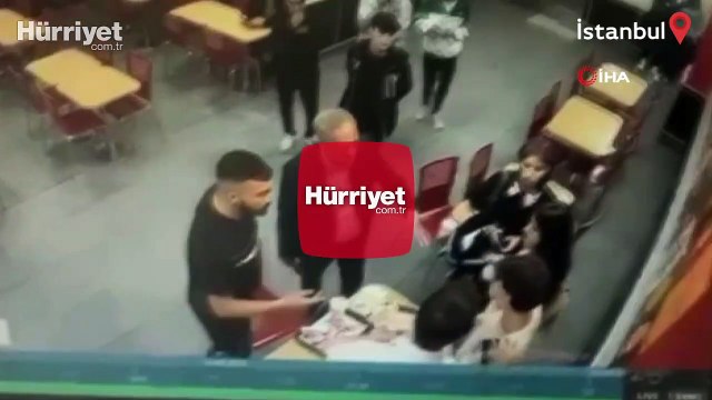 Hamburgercide kız arkadaşı ile tartıştı, ortalık boks ringine döndü