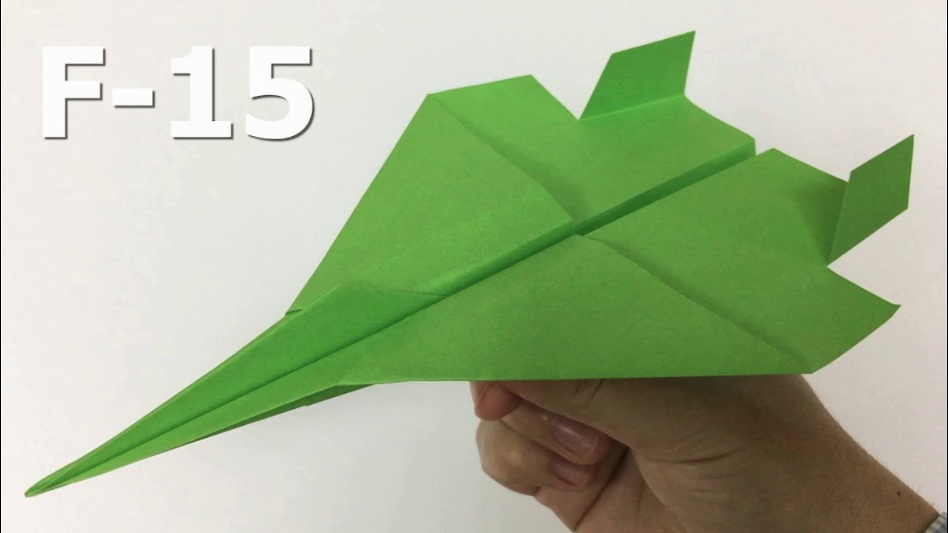 F-15" Comment Faire un Avion en Papier - Vidéo Dailymotion