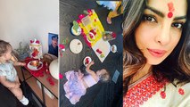 Priyanka Chopra Daughter Malti Marie संग Father Death Anniversary Puja Viral, Watch Video | Boldsky