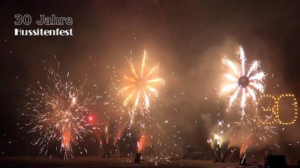 30 Jahre Hussitenfest in Bernau - Auftaktfeuerwerk
