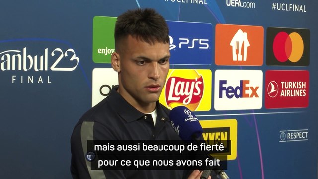 Lautaro Martinez : Une grande déception, mais aussi beaucoup de fierté