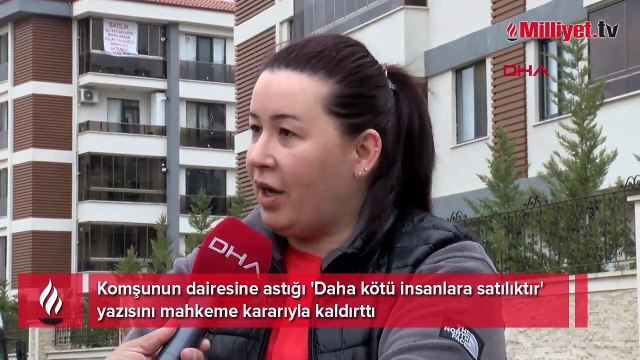 Kentin gündeminden düşmeyen ilan! 'Daha kötü insanlara satılıktır' yazısı için karar