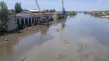 Ascienden a 77 los heridos por las inundaciones en Jersón, según autoridades prorrusas