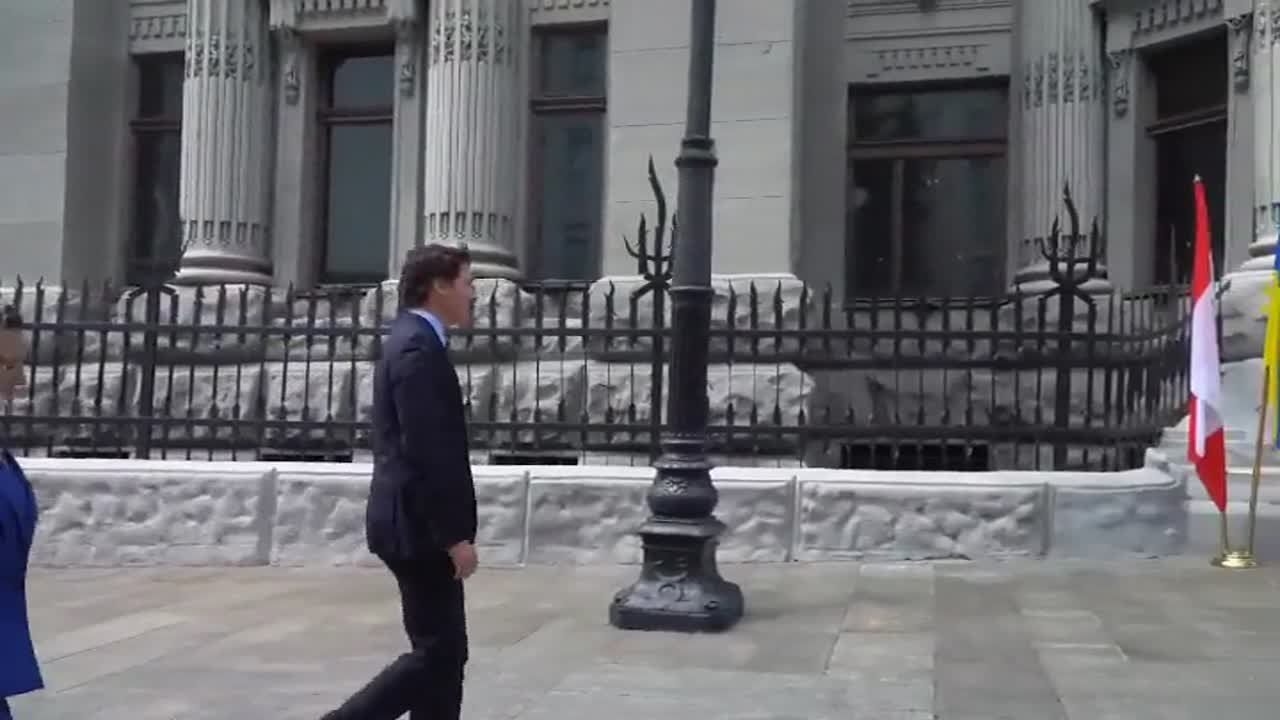 Segunda visita de Justin Trudeu a Ucrania