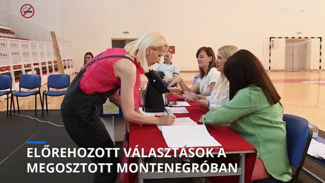 Megkezdődtek az előrehozott parlamenti választások Montenegróban