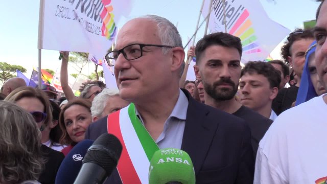 Pride Roma, Gualtieri: Siamo citta' inclusiva e vicina alla comunita' LGBTQ+