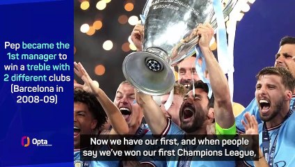 Pep jokes about chasing Real Madrid Champions League record