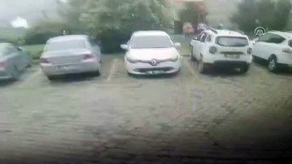 Parkta oynayan çocuğun başına yorgun mermi isabet etti