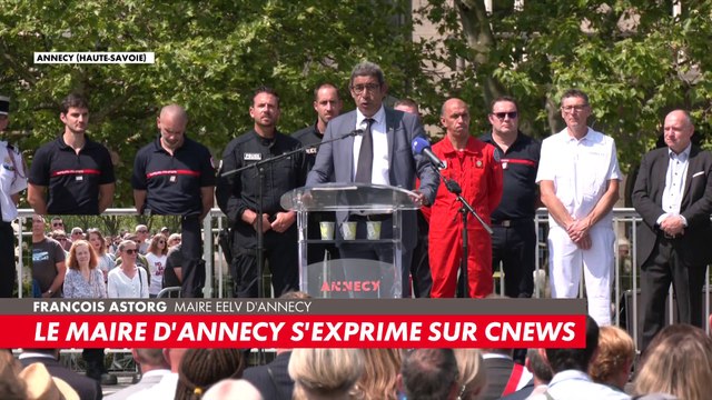 «La communauté humaine a été poignardée» : François Astorg, maire d’Annecy