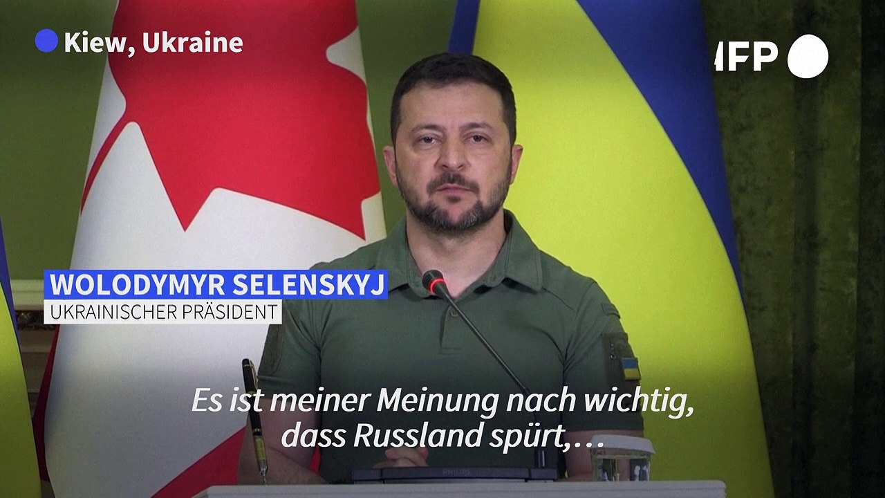 Selenskyj verkündet 'Gegenoffensivaktionen' gegen russische Truppen