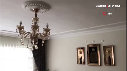 Erzurum'da 4,6'lık depremin korkunç görüntüsü!