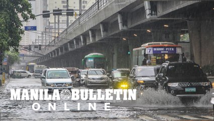Flooded parts of Taft Ave. in Manila due to habagat