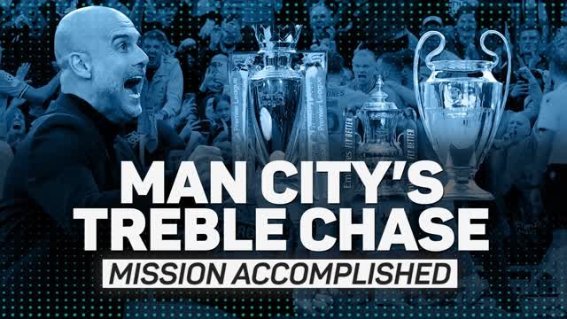 Manchester City's treble chase: mission accomplished!