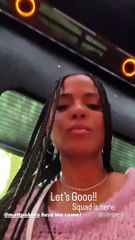 Christina Milian était aux premières logesConcert de M. Pokora le 10 juin 2023