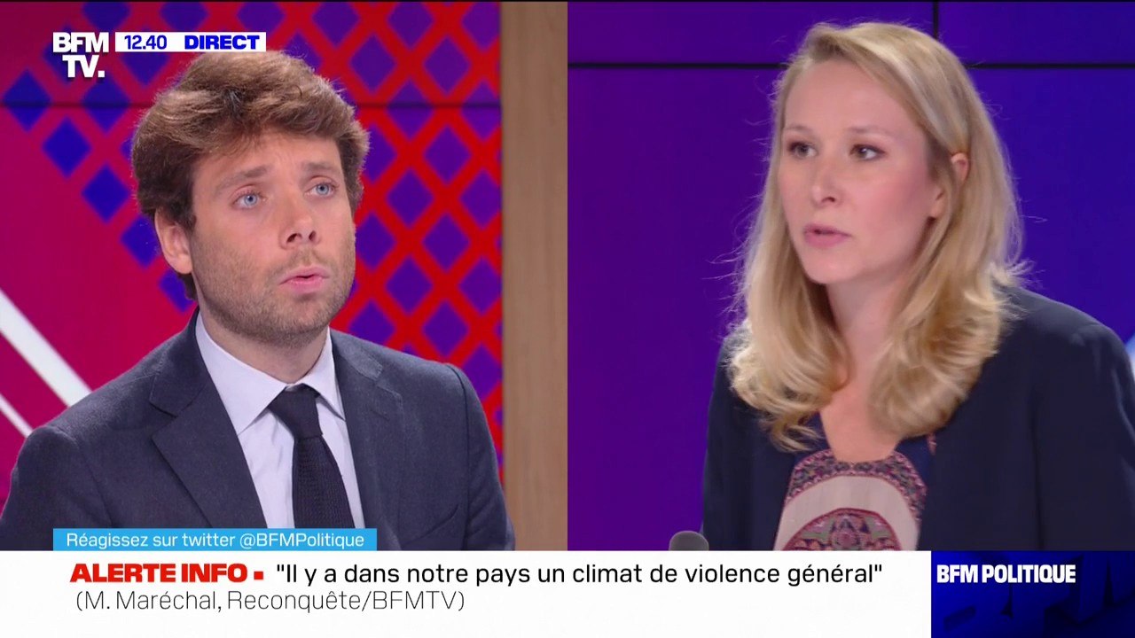 Marion Maréchal: "La seule réelle violence politique qui existe, c'est la violence d'extrême gauche"