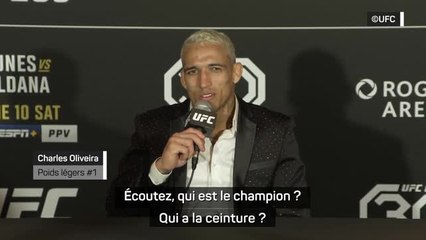 UFC 289 - Oliveira : "Makhachev a la ceinture, et je veux être le champion"
